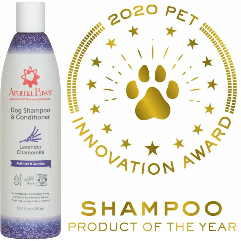 Lavender Chamomile Calming Anti‑Itch Shampoo & Conditioner | Aroma Paws