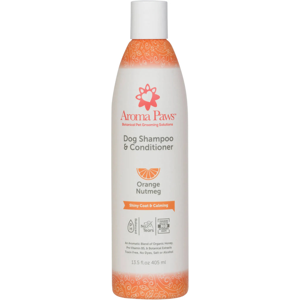 Orange Nutmeg Vetiver Calming Shampoo & Conditioner | Aroma Paws
