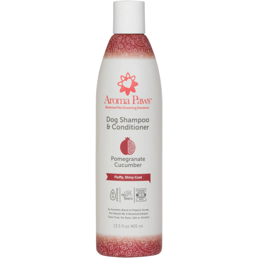 Pomegranate Cucumber Shine & Softness Shampoo & Conditioner | Aroma Paws