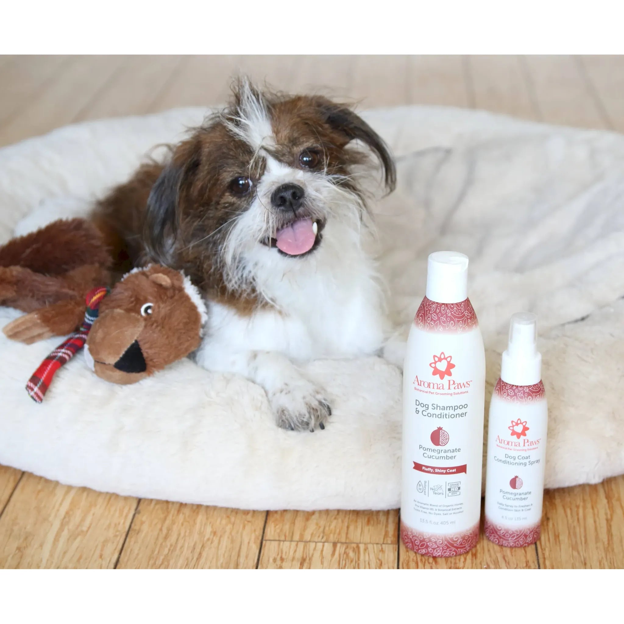 Pomegranate Cucumber Shine & Softness Shampoo & Conditioner | Aroma Paws