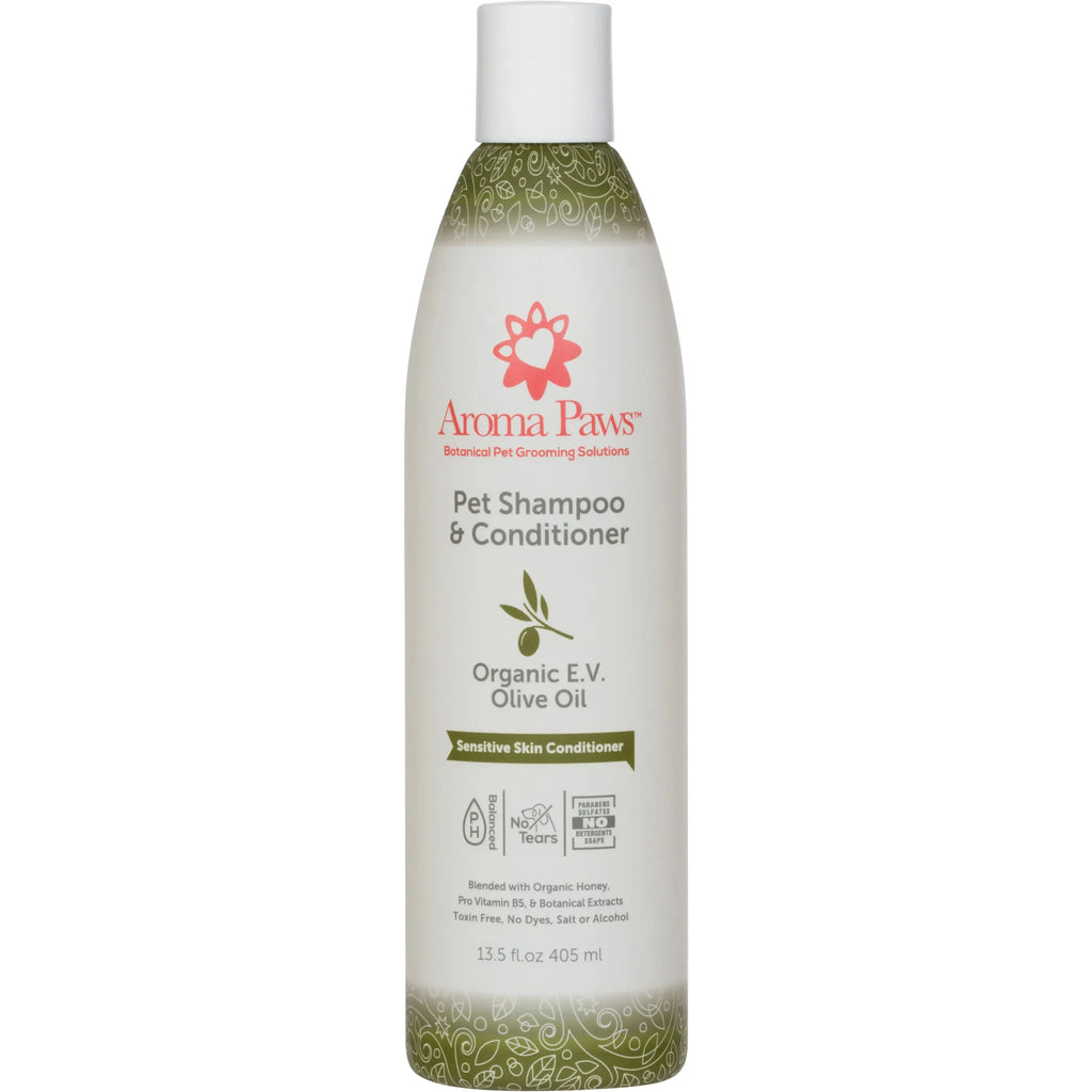 Organic Olive Oil Sensitive Skin Shampoo & Conditioner | Aroma Paws