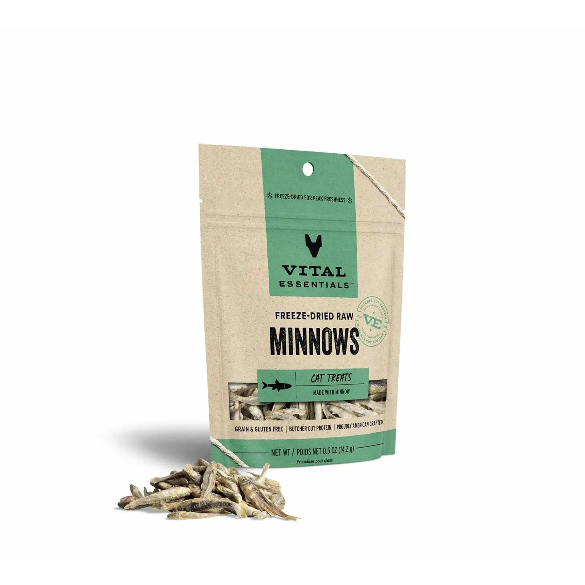 Freeze‑Dried Minnows Cat Treats – Single‑Ingredient Raw Protein | Vital Essentials