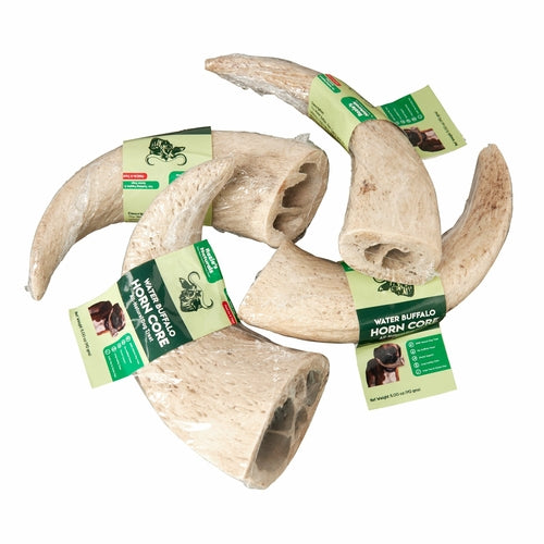 Water Buffalo Horn Core Chews – Crunchy Single‑Ingredient Treats (2 Count) | Rozie’s Naturals
