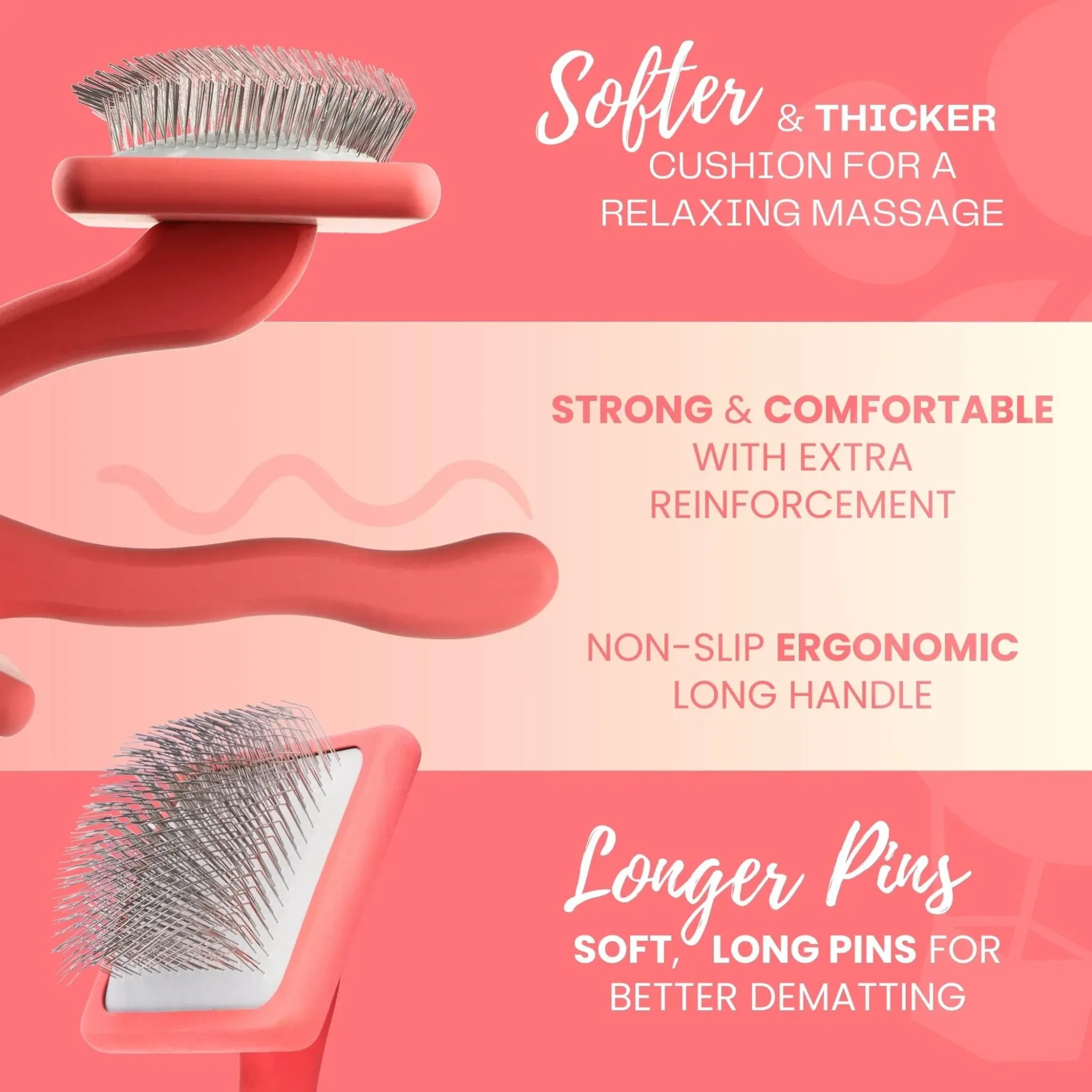 Eco‑Friendly Flat Slicker Brush | Flying Pawfect
