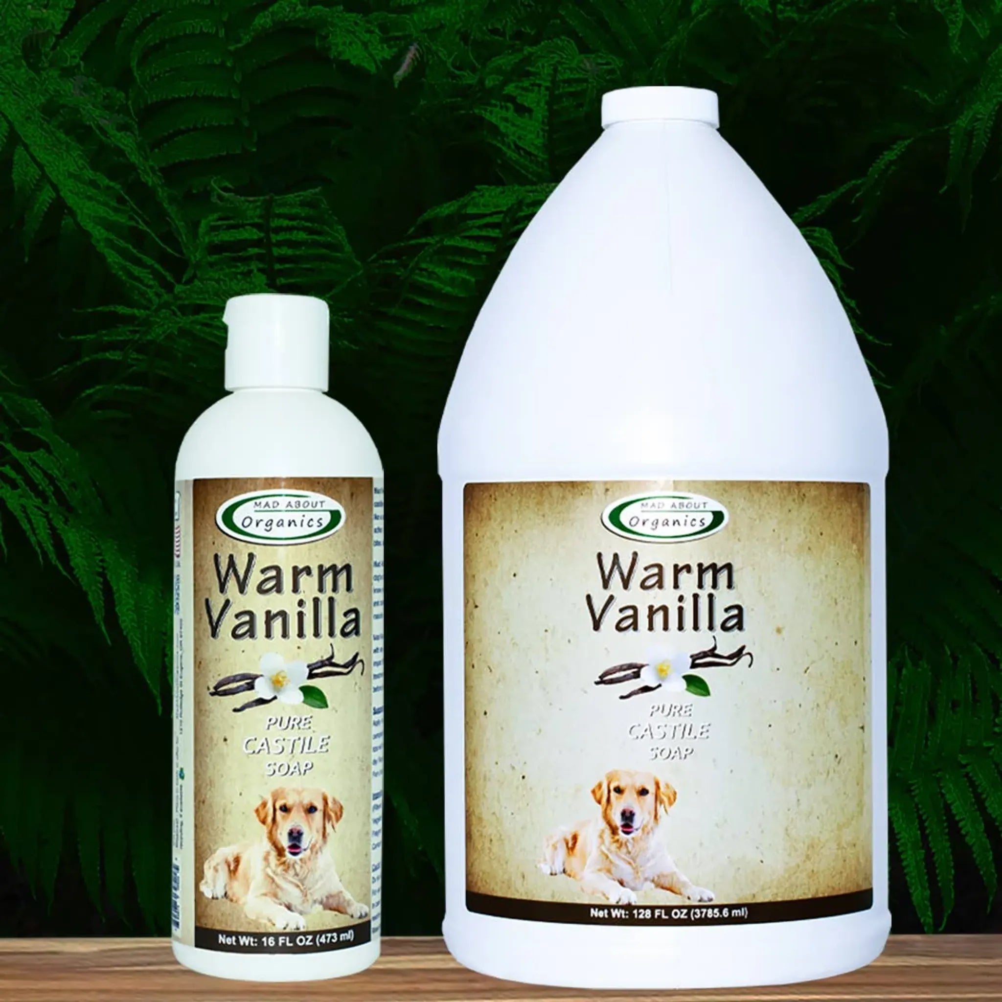 Warm Vanilla Castile Shampoo for Dogs | Mad About Organics