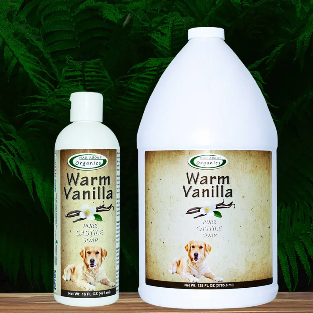 Warm Vanilla Castile Shampoo for Dogs | Mad About Organics