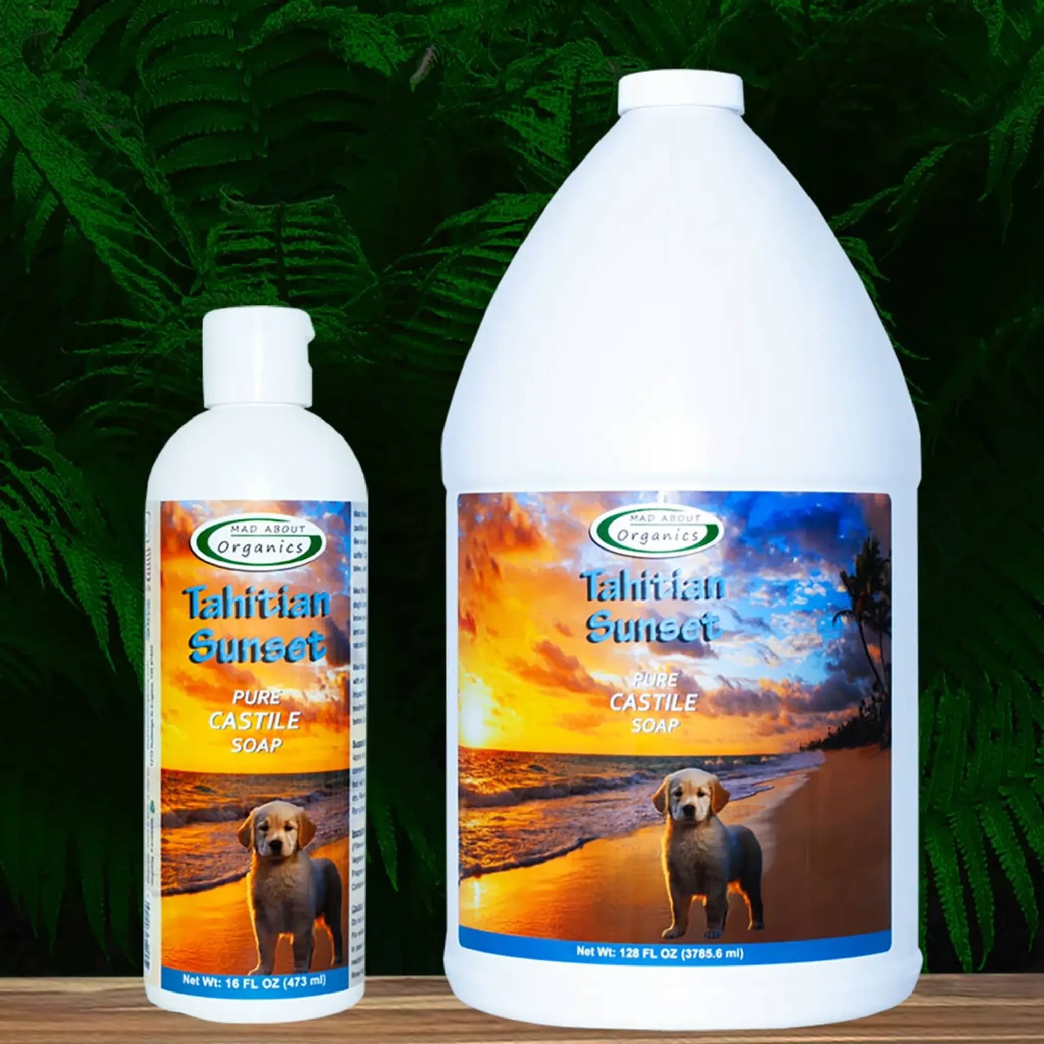 Tahitian Sunset Castile Shampoo for Dogs | Mad About Organics