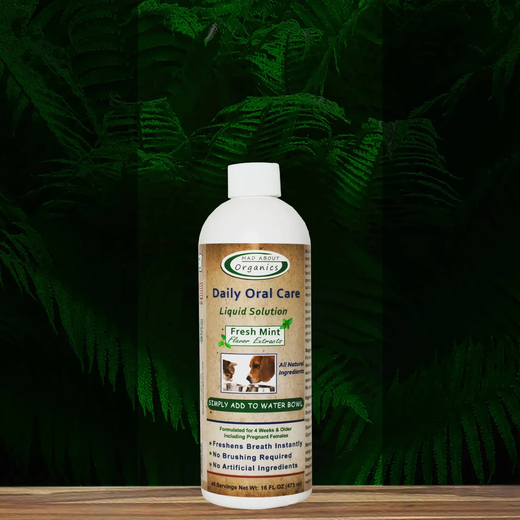 Oral Care Water Additive – Fresh Mint | Mad About Organics
