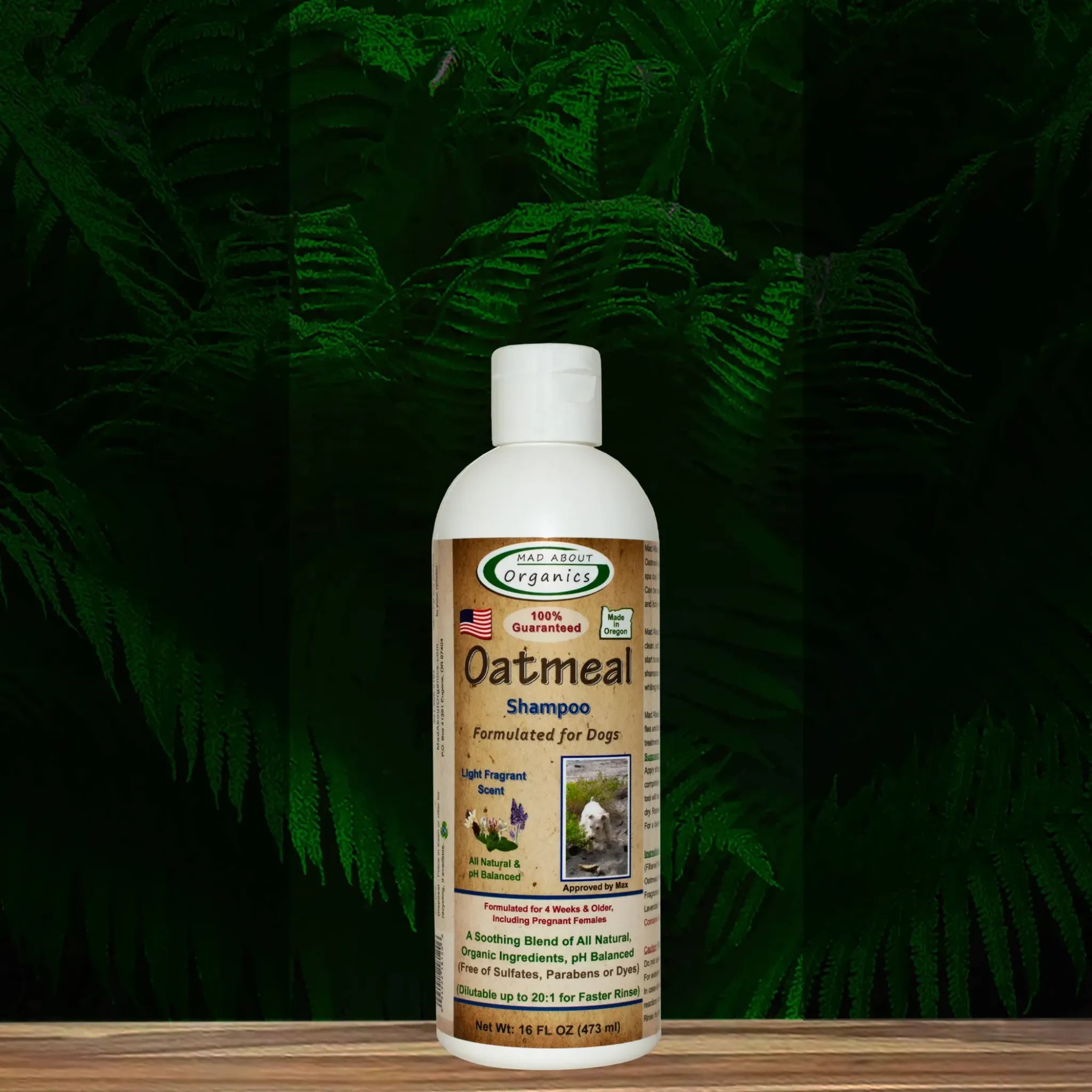 Oatmeal Shampoo for Dogs | Mad About Organics