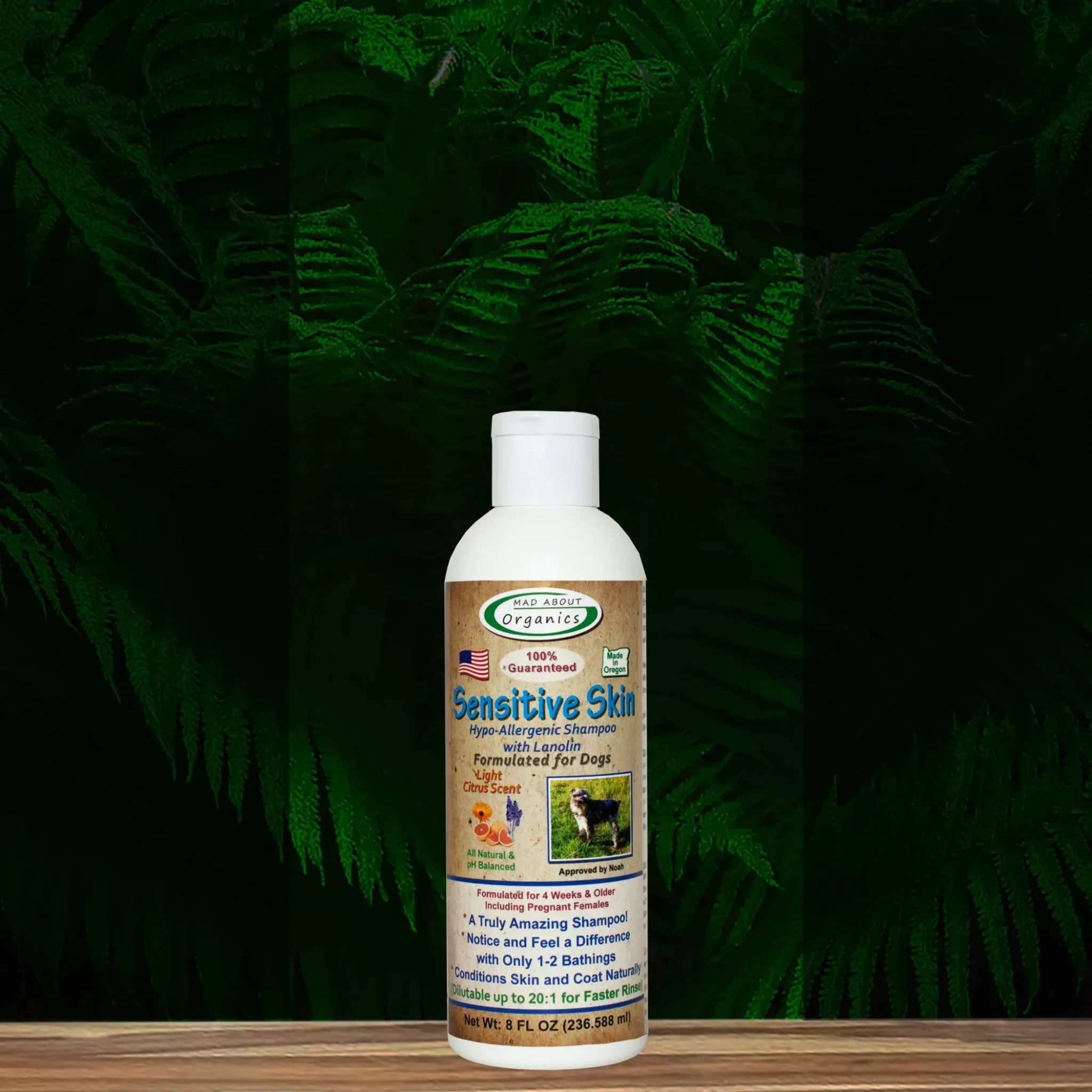 Sensitive Skin Hypo‑Allergenic Shampoo for Dogs | Mad About Organics