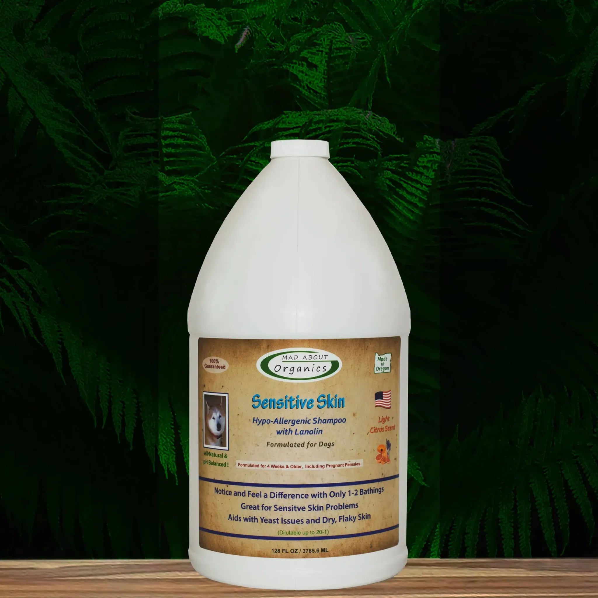 Sensitive Skin Hypo‑Allergenic Shampoo for Dogs | Mad About Organics