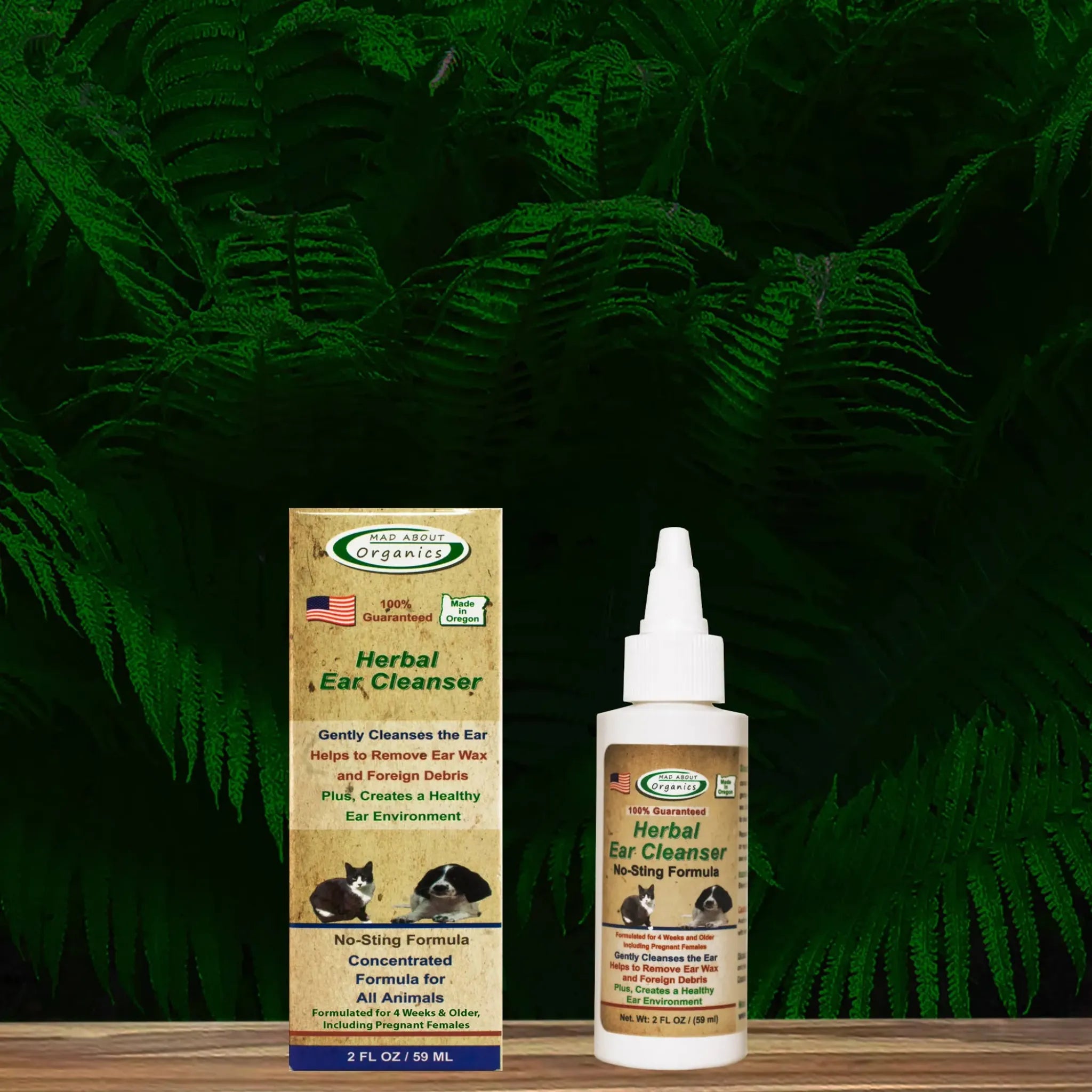 Herbal Ear Cleanser for Cats & Dogs | Mad About Organics