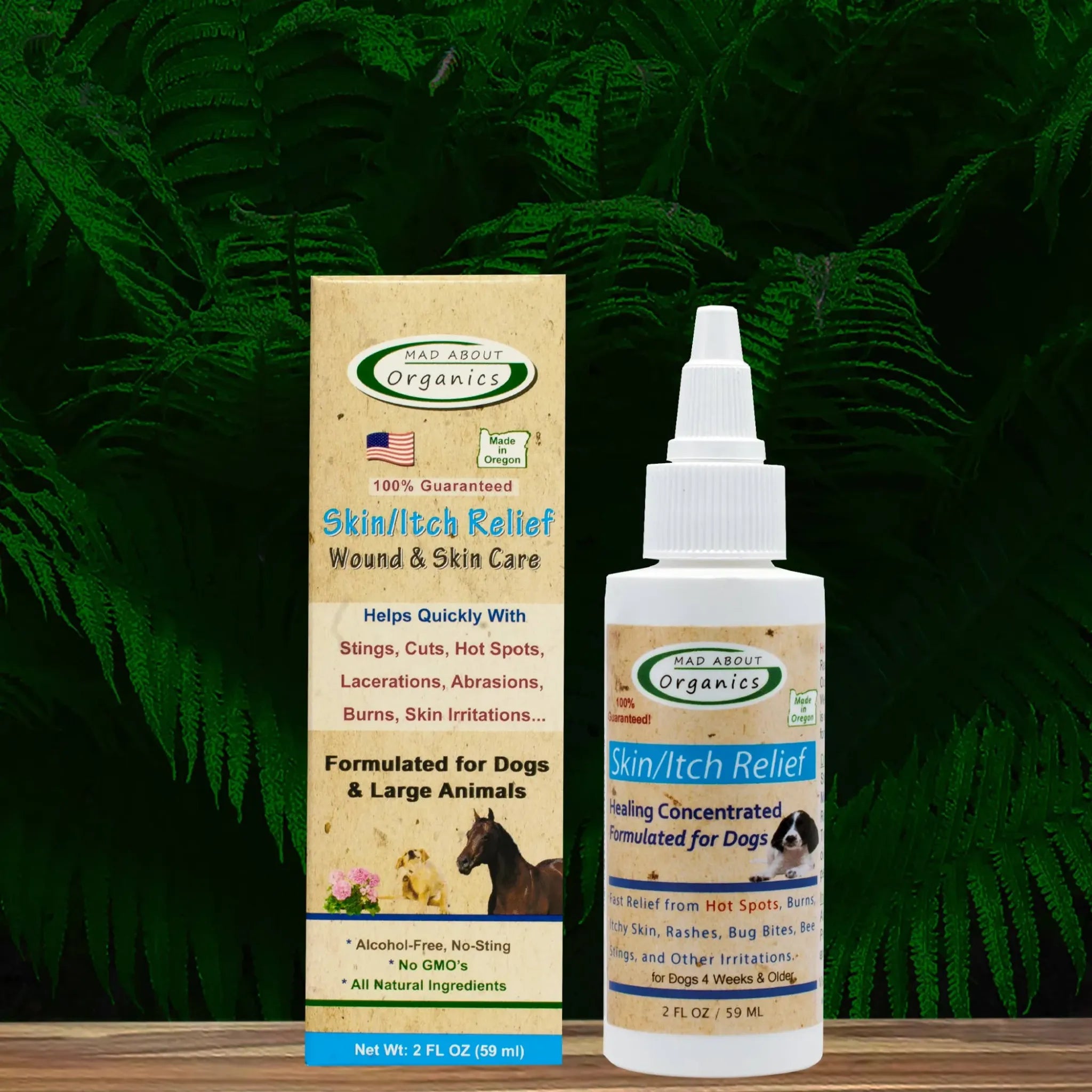 Skin & Itch Relief Herbal Treatment for Dogs | Mad About Organics