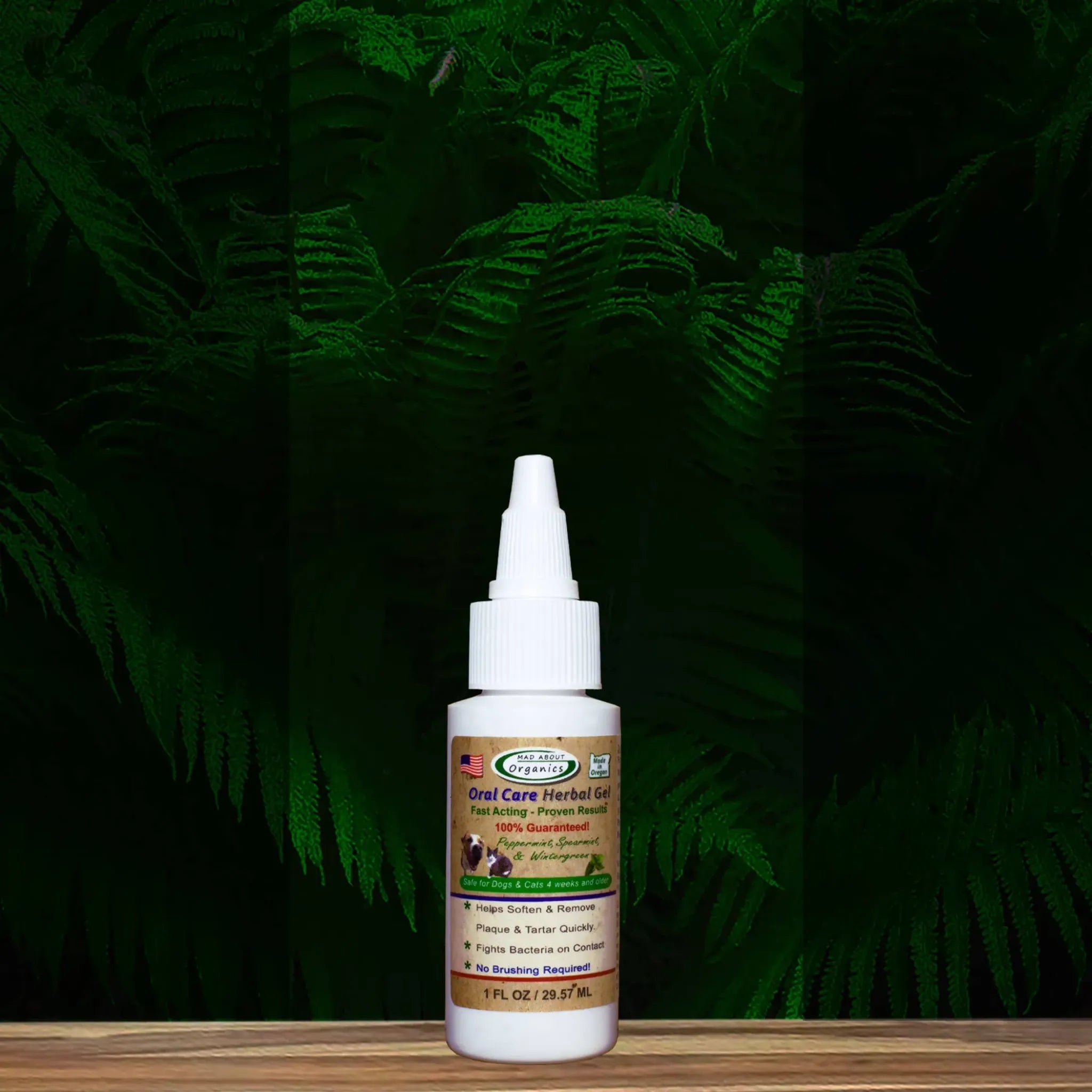 Oral Care Herbal Gel – Fresh Mint for Cats & Dogs | Mad About Organics