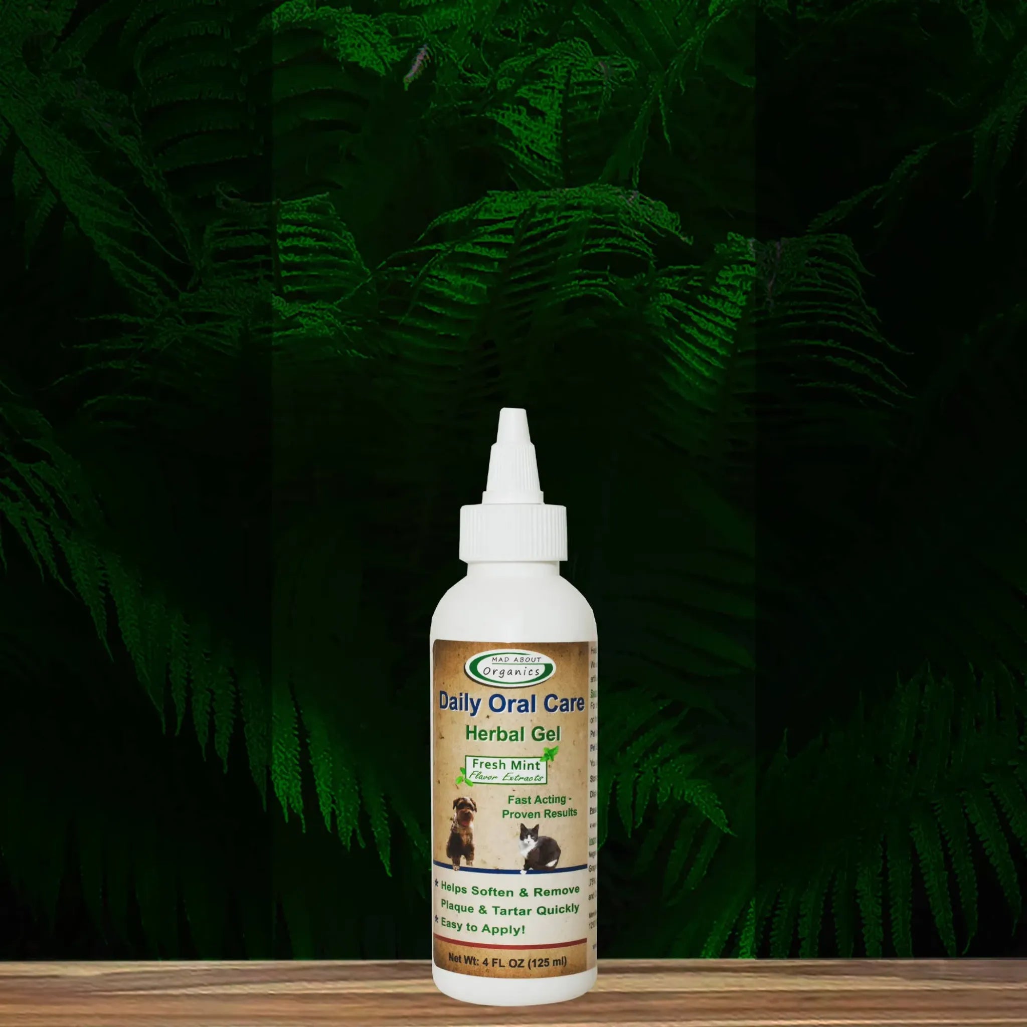 Oral Care Herbal Gel – Fresh Mint for Cats & Dogs | Mad About Organics