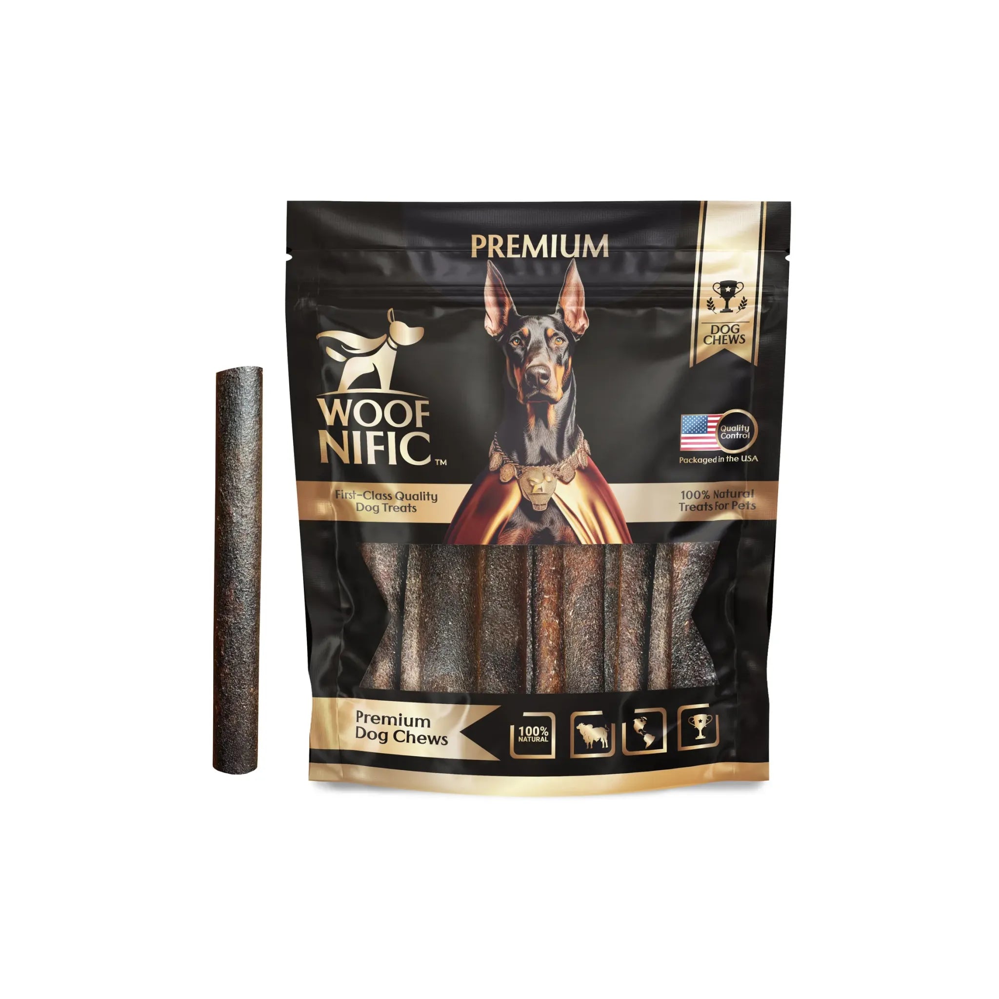 Woof Nific Straight Collagen Bully Sticks | Bones Pet Treats