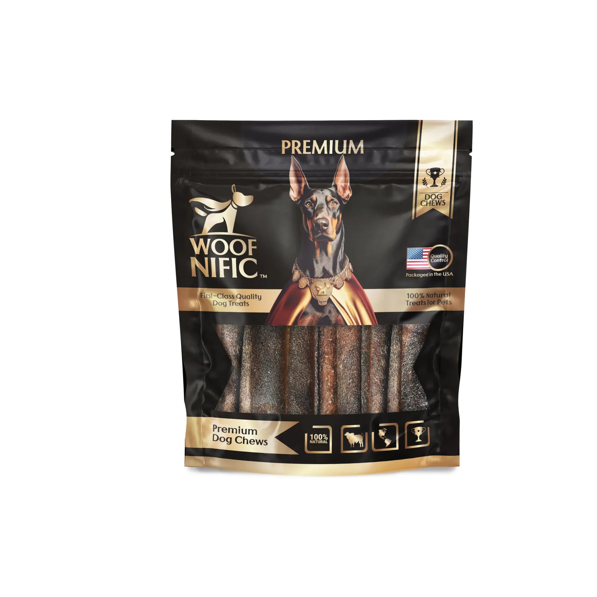 Woof Nific Straight Collagen Bully Sticks | Bones Pet Treats
