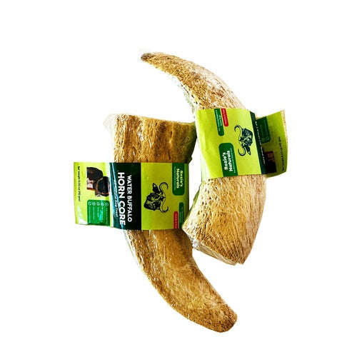 Water Buffalo Horn Core Chews – Crunchy Single‑Ingredient Treats (2 Count) | Rozie’s Naturals