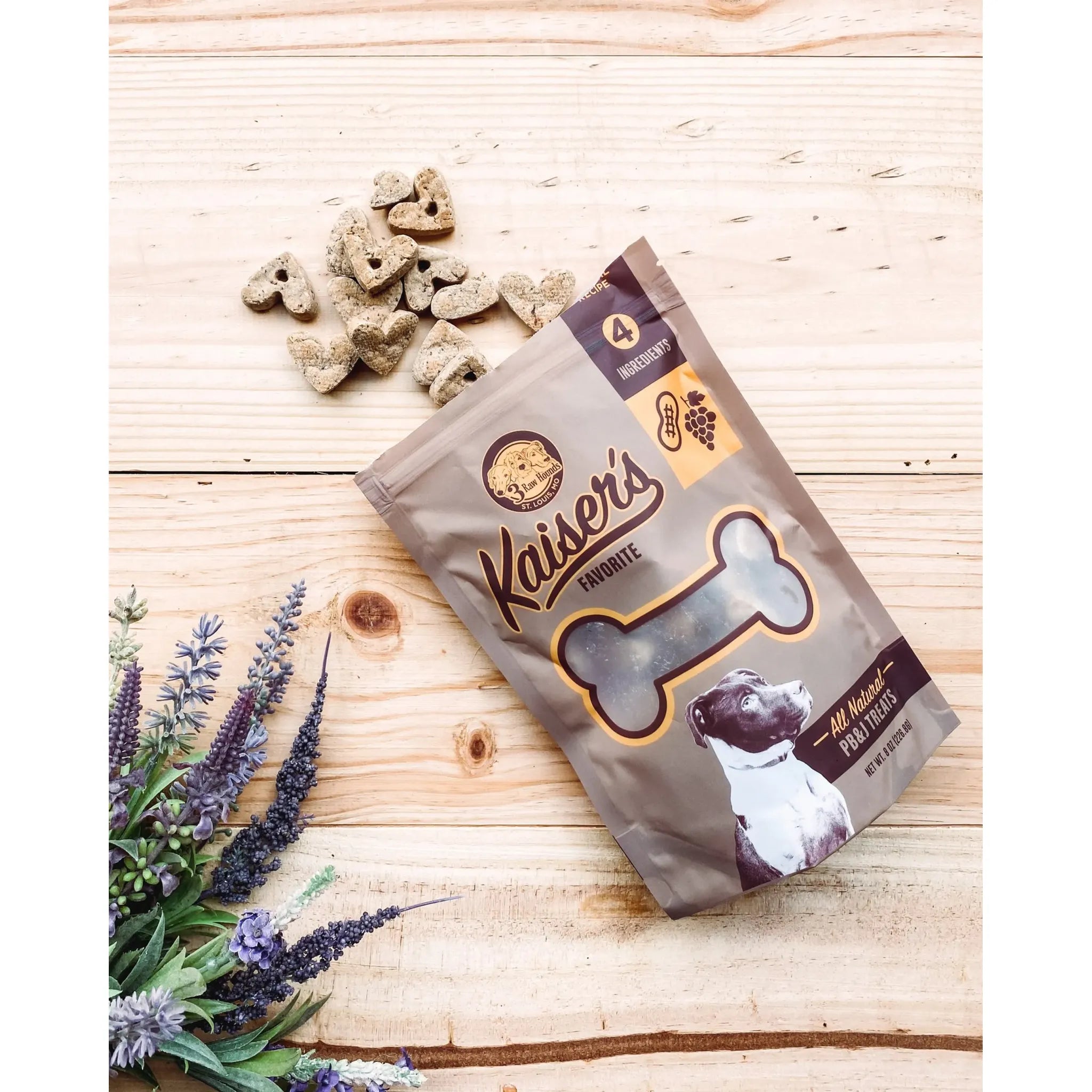 Kaiser’s Favorites – Peanut Butter, Blueberry & Chia Dog Treats | Einstein Pets