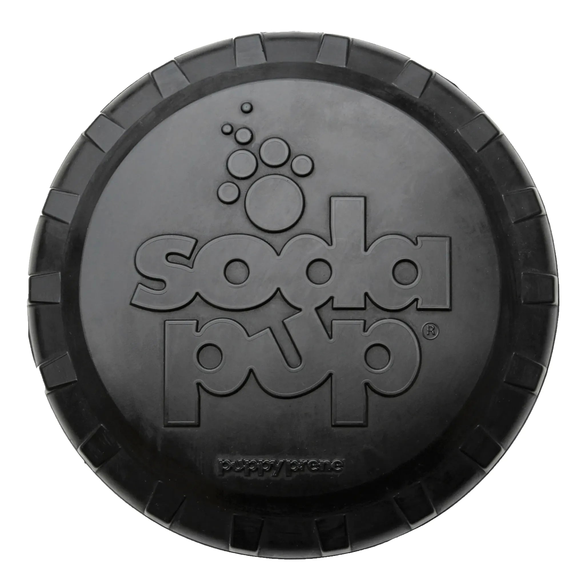 Bottle Top Flyer – Durable Rubber Retrieving Frisbee | SodaPup