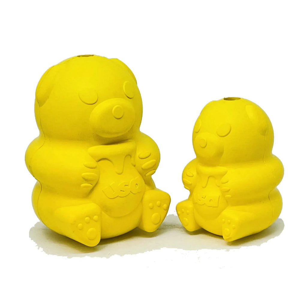 Honey Bear eDispenser Dog Chew Toy & Treat Dispenser | SodaPup
