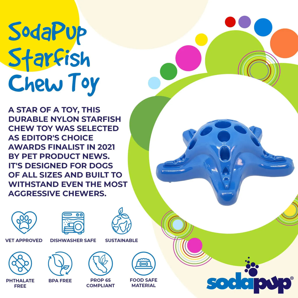 Starfish Ultra‑Durable Nylon Chew Toy | SodaPup