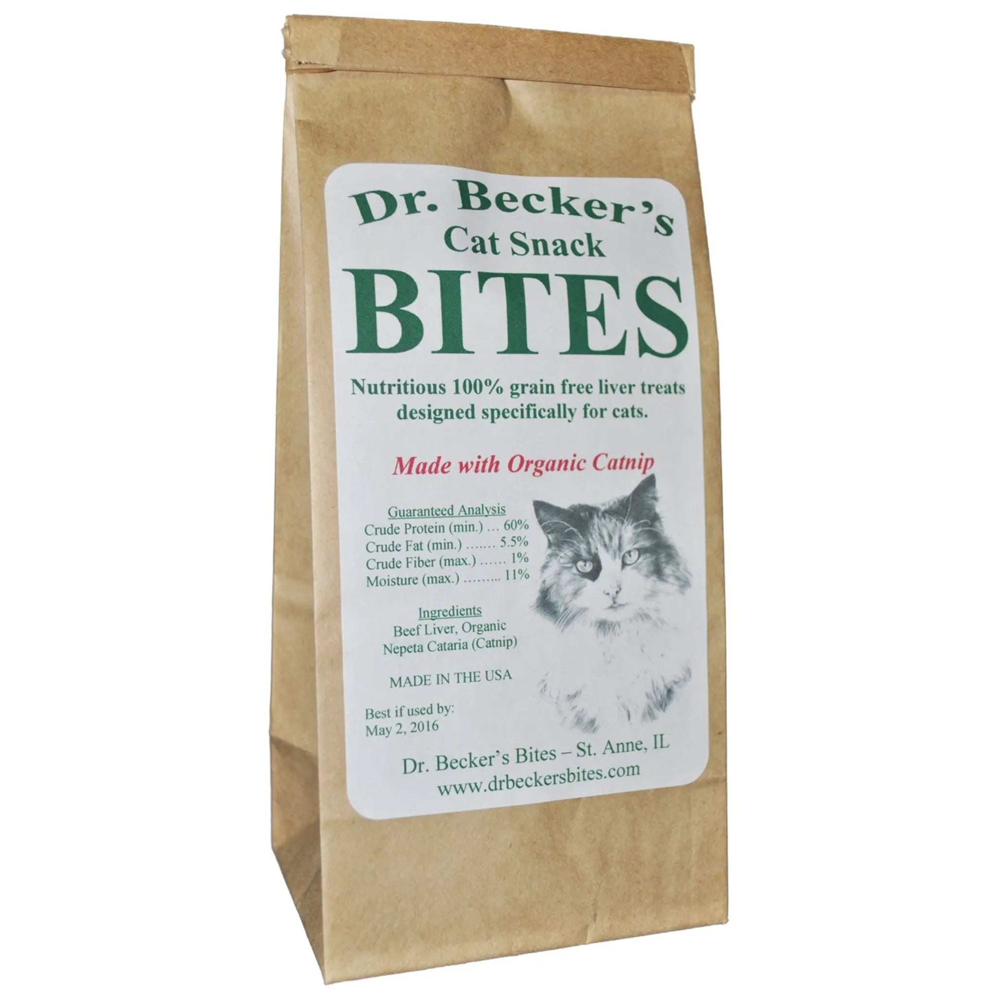 CAT Snack – Organic Beef Liver with Catnip | Dr. Becker’s