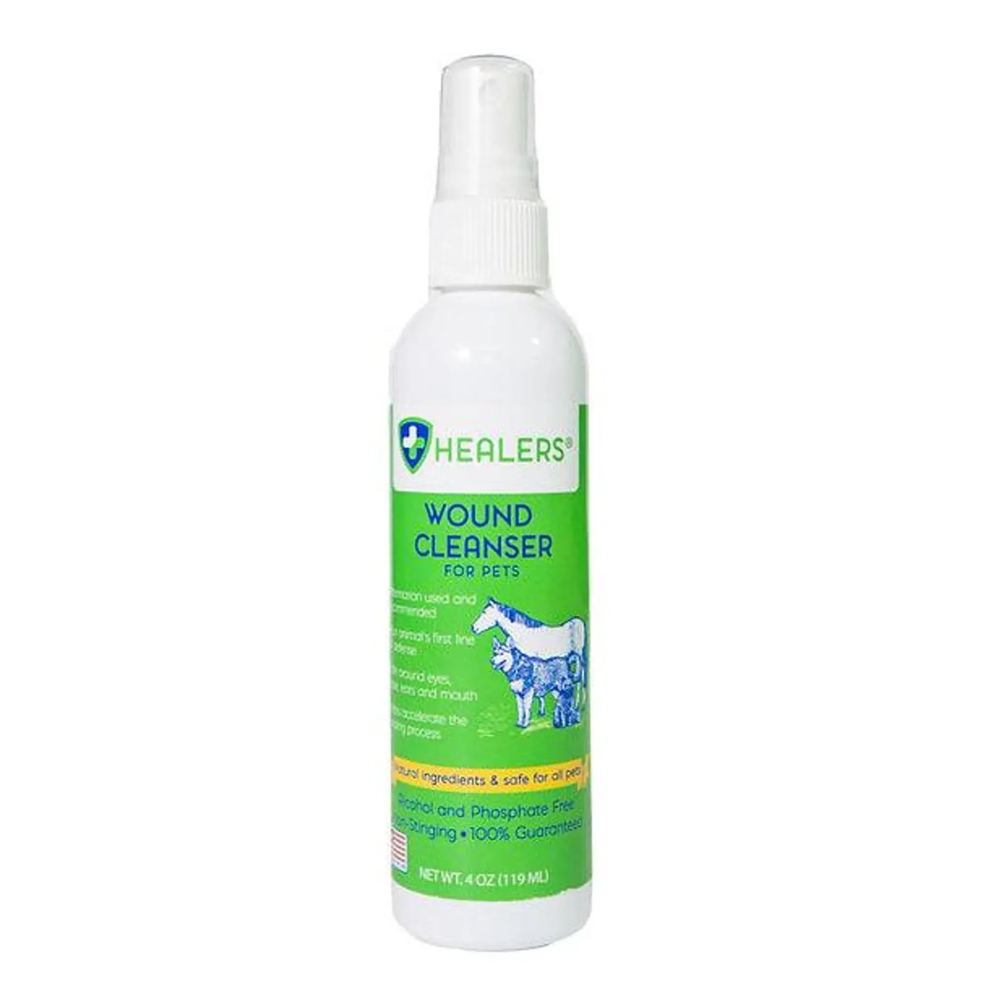 Healers Wound Cleanser | All‑Animal Natural Wound & Skin Care Spray