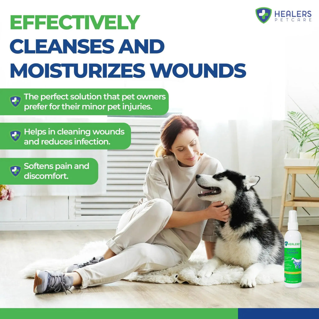 Healers Wound Cleanser | All‑Animal Natural Wound & Skin Care Spray