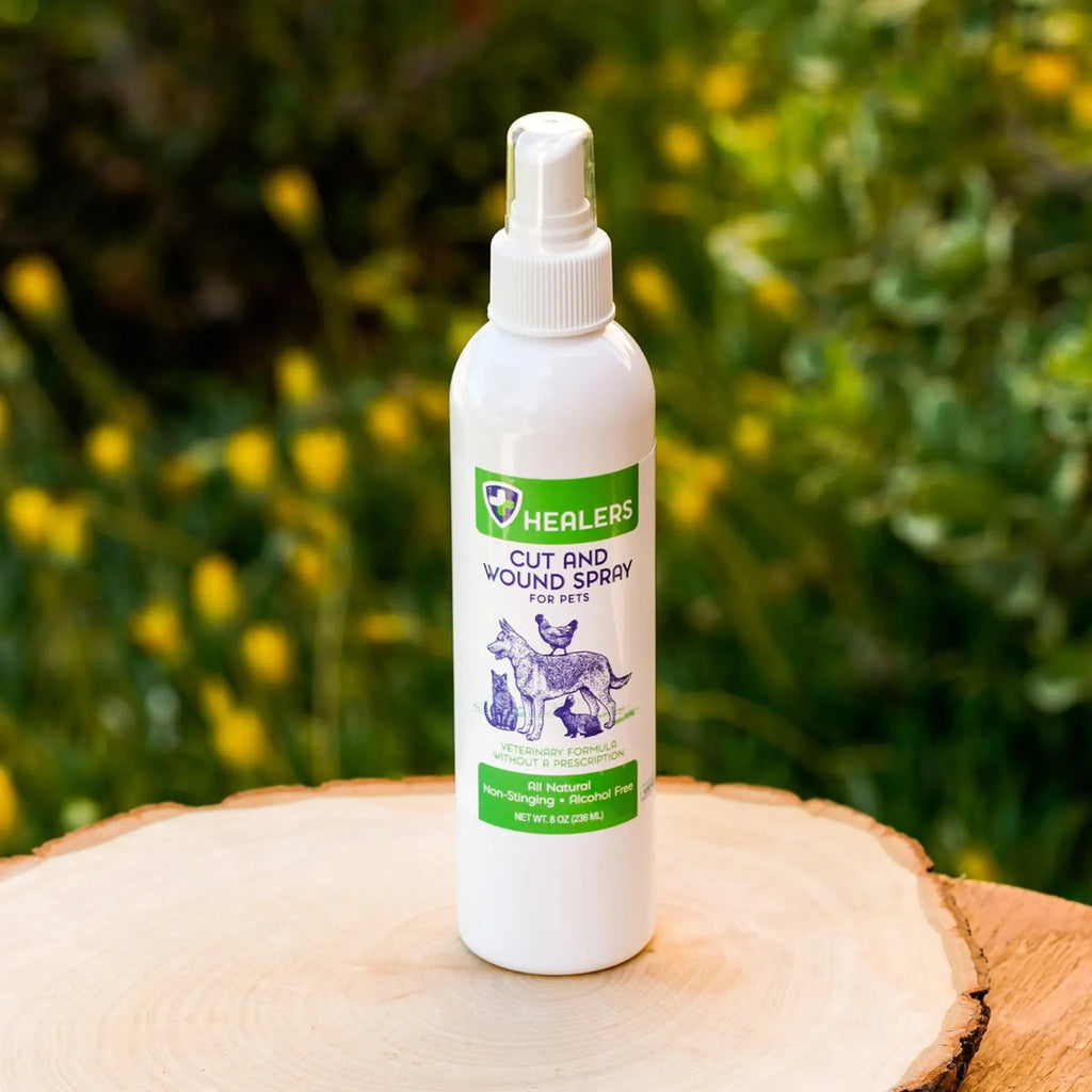 Healers Cut & Wound Spray for Pets | Natural Botanical First Aid