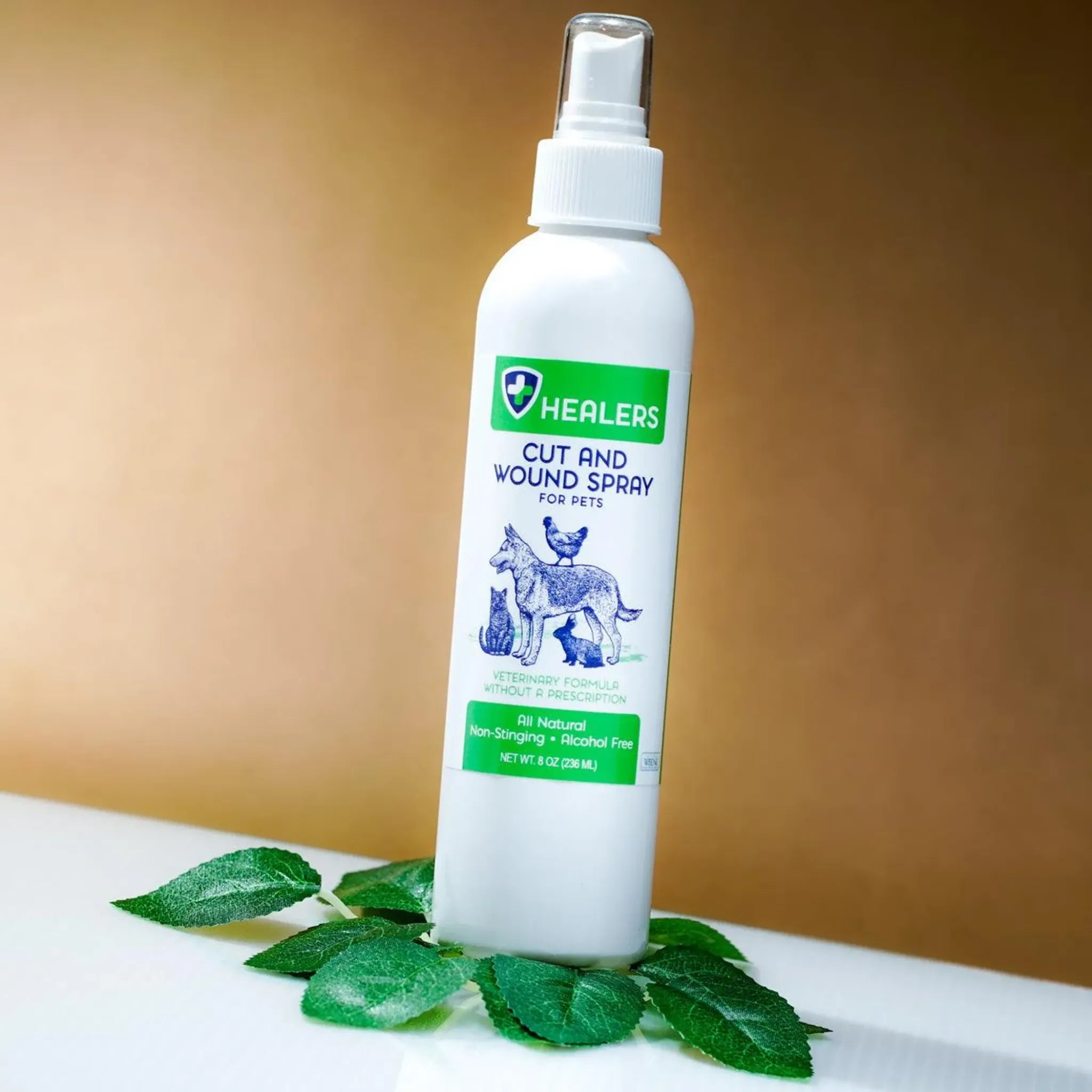 Healers Cut & Wound Spray for Pets | Natural Botanical First Aid