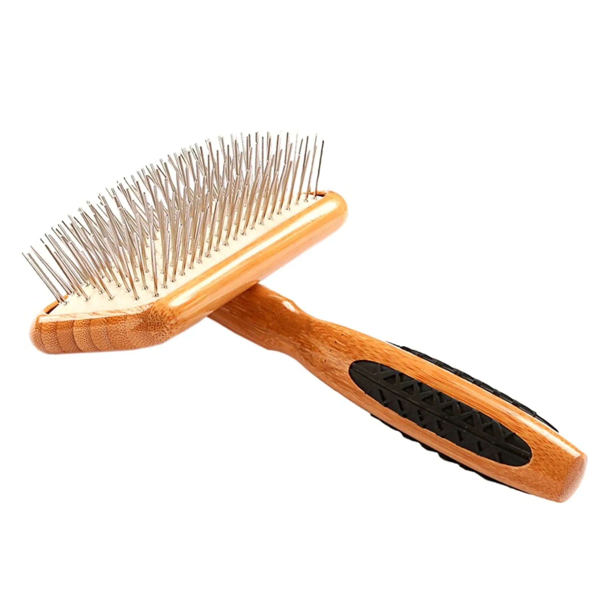 Shine & Condition Pet Brush – Natural Bristle Palm Brush | Bass Brushes