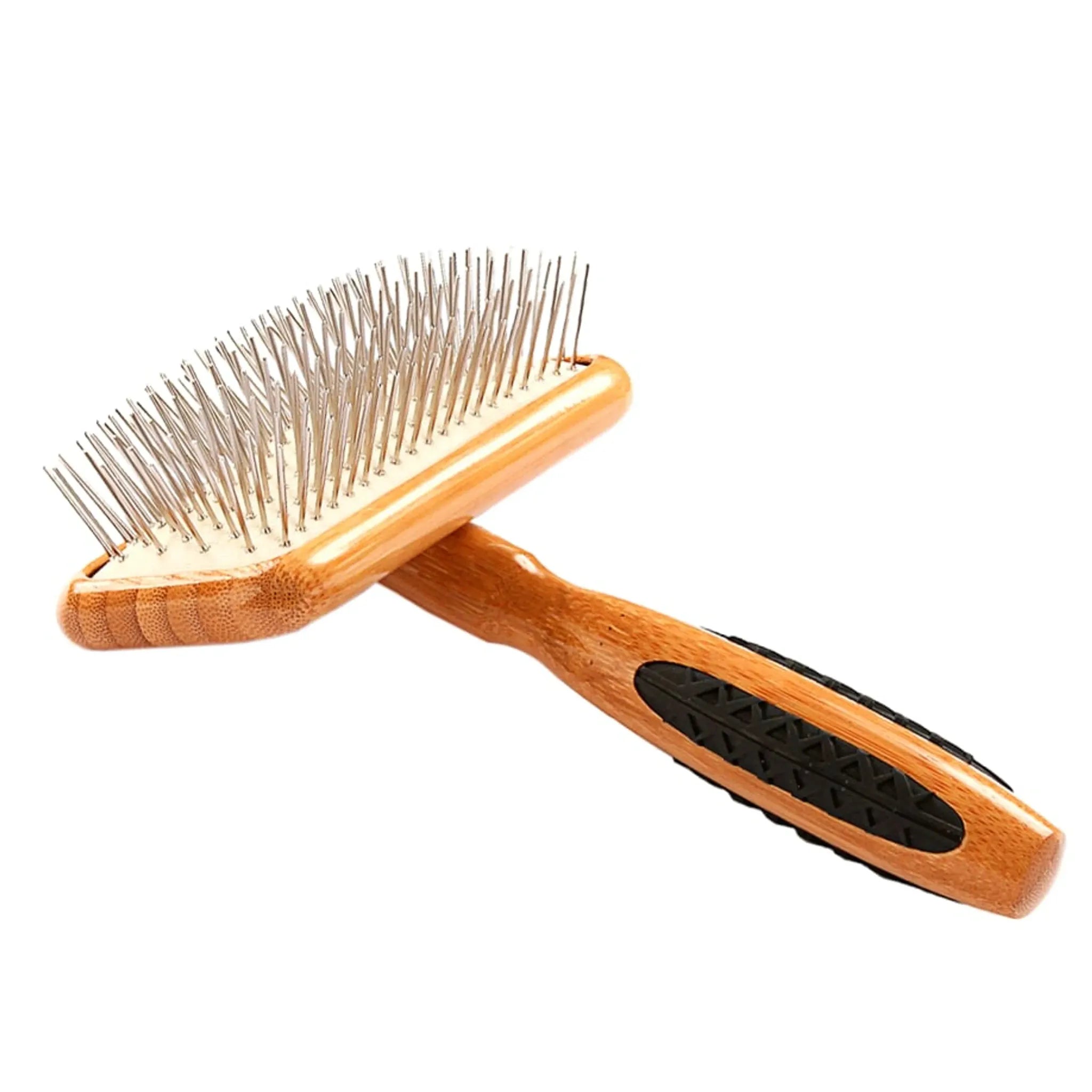 Shine & Condition Pet Brush – Natural Bristle Palm Brush | Bass Brushes