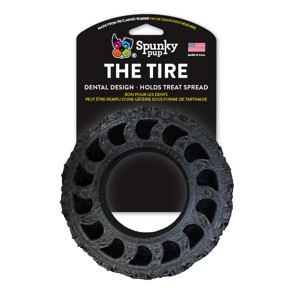 The Tire – USA‑Made Eco‑Friendly Chew & Treat Toy | Spunky Pup