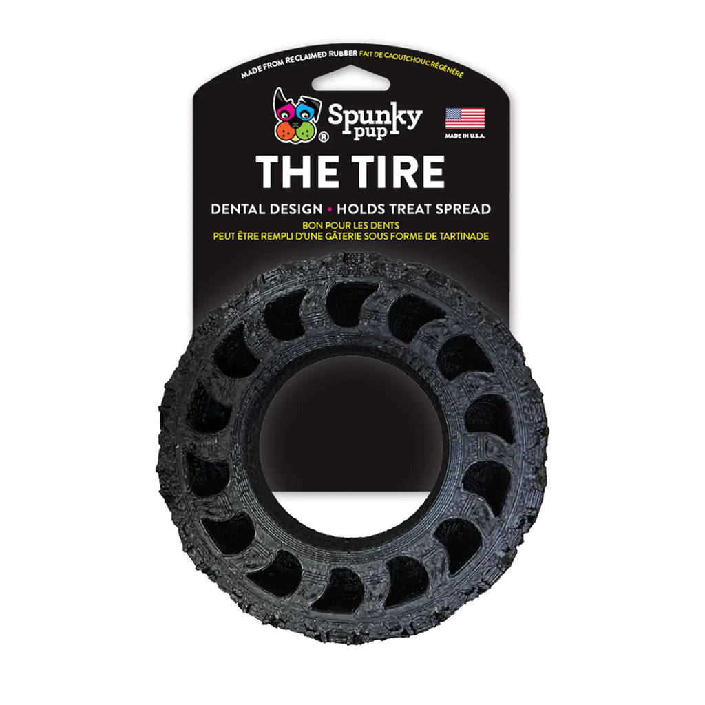 The Tire – USA‑Made Eco‑Friendly Chew & Treat Toy | Spunky Pup