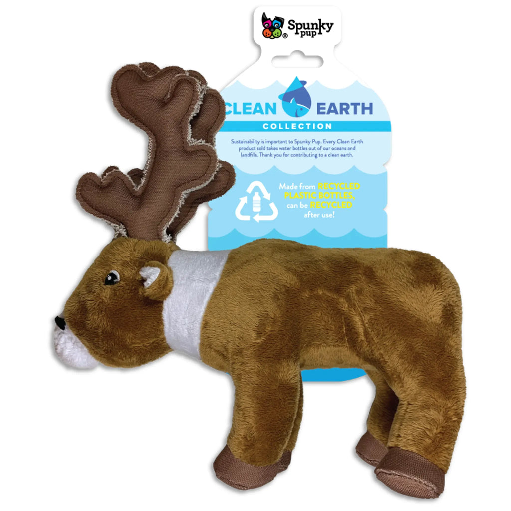 Clean Earth Recycled Plush Dog Toy | Spunky Pup